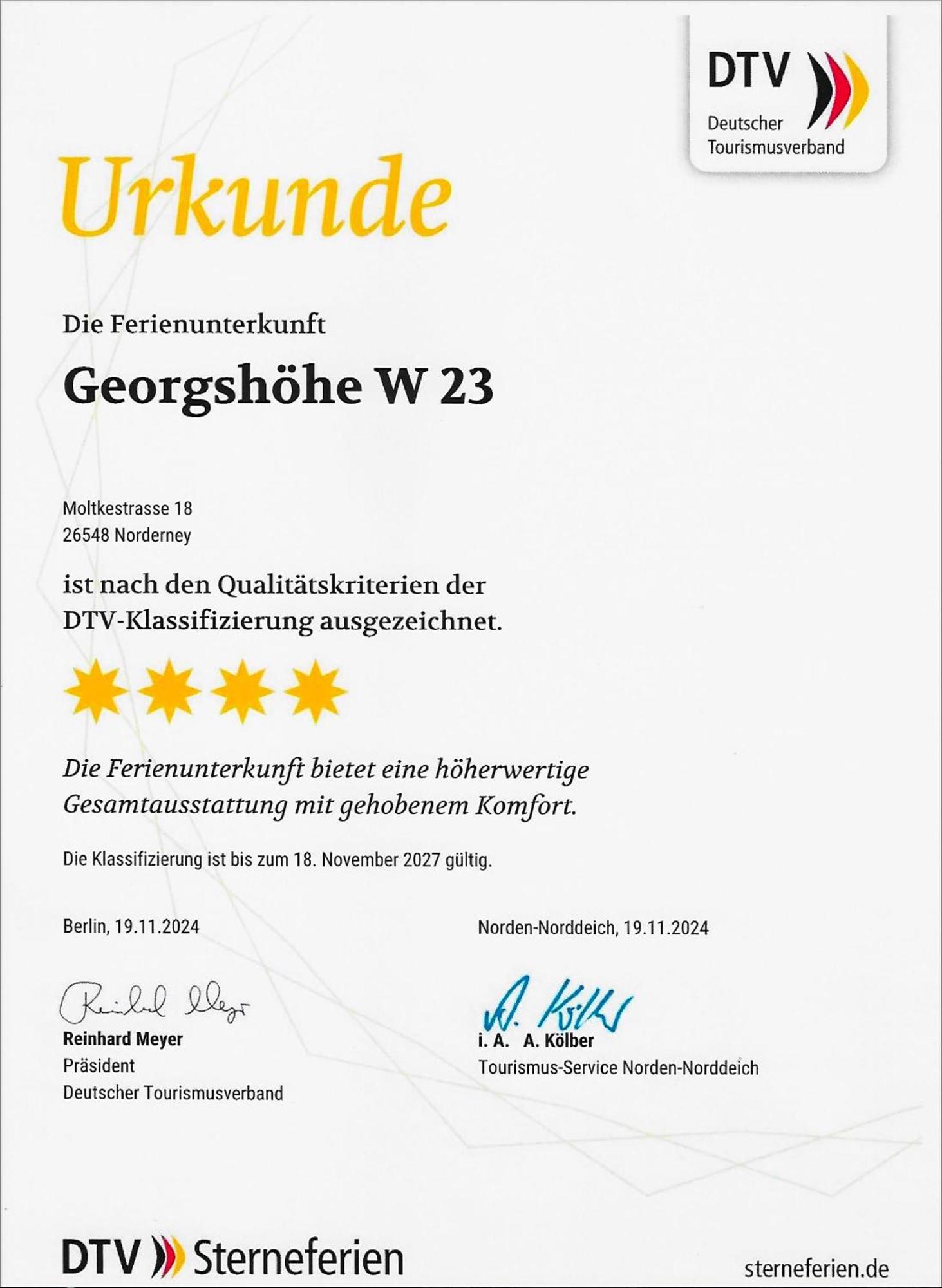 Georgshoehe 23 Norderney Exterior foto